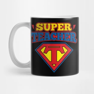 Superteacher Superhero Funny Teacher Gift idea Mug